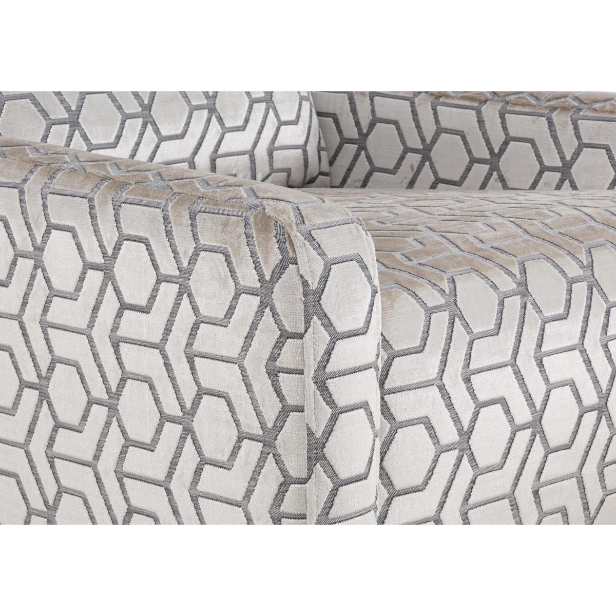 Boutique Splendour Fabric Accent Chair - Pattern – image 4