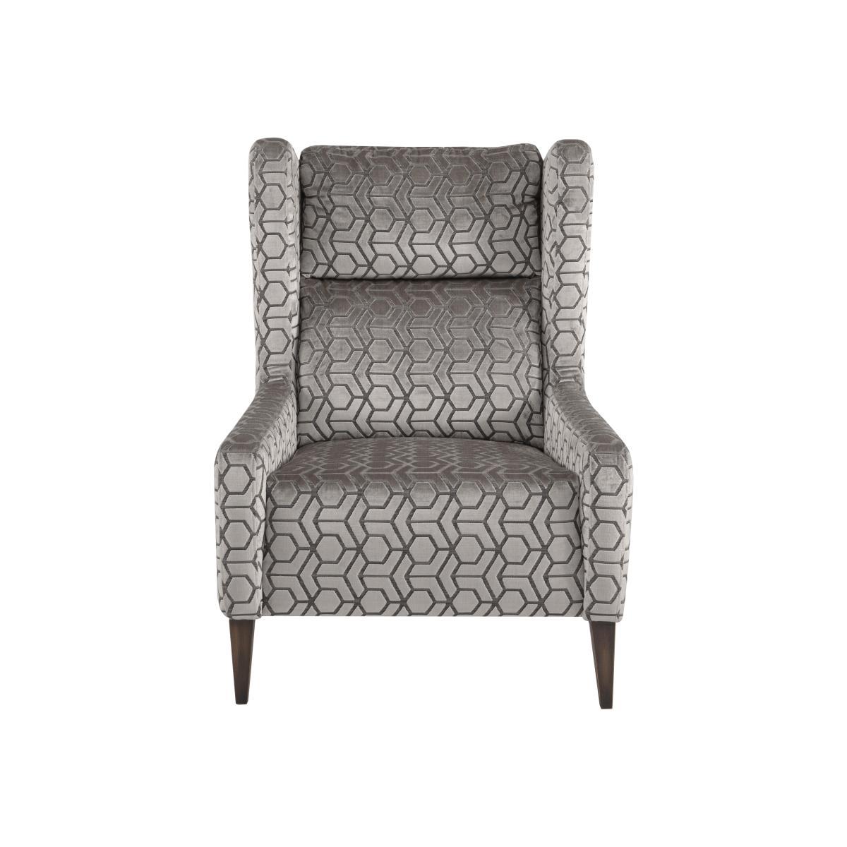 Boutique Splendour Fabric Accent Chair - Pattern – image 1