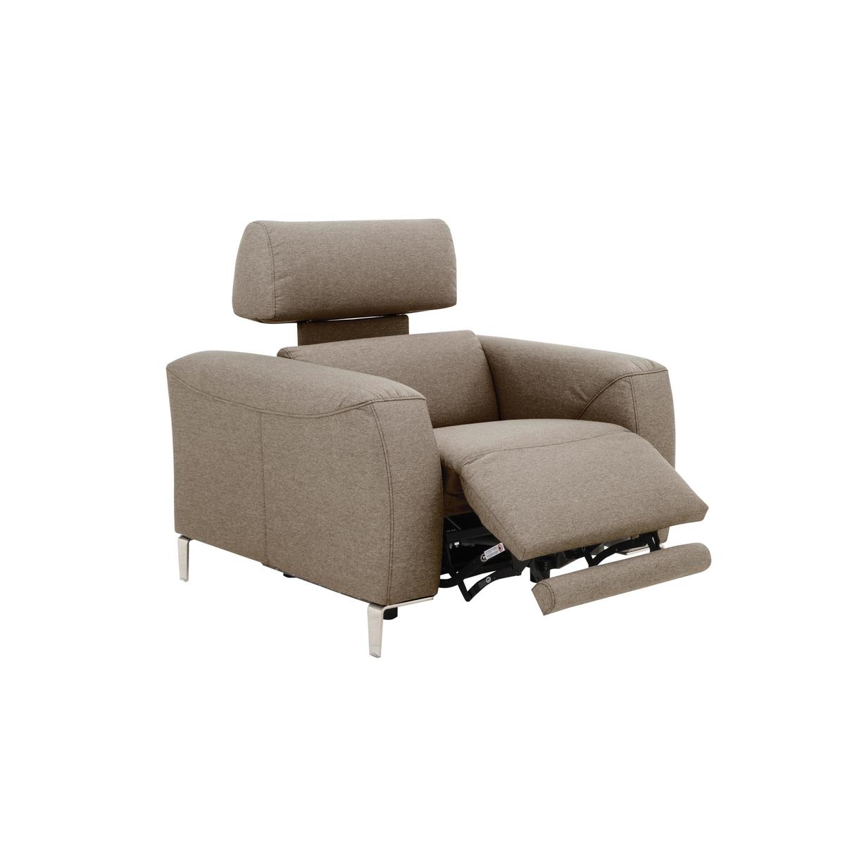 Nicoletti - Lusso Fabric Power Recliner Armchair with Power Headrest – image 3