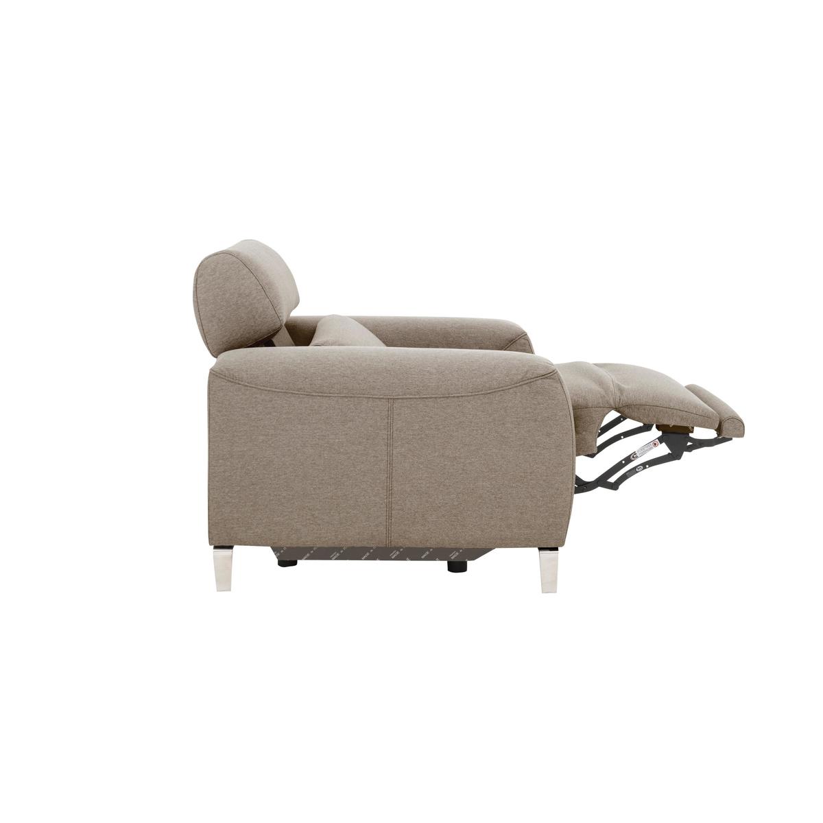 Nicoletti - Lusso Fabric Power Recliner Armchair with Power Headrest – image 7