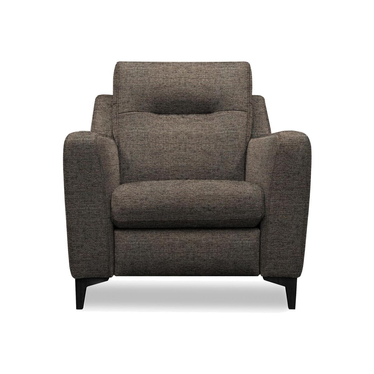 G Plan - Arlo Fabric Power Recliner Chair - Yarn Slate with Ebony Feet
