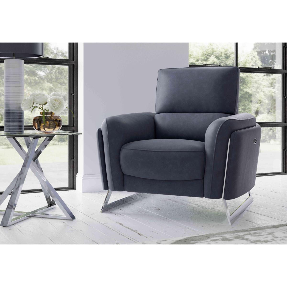 Amarilla Fabric Armchair - Grey – image 2