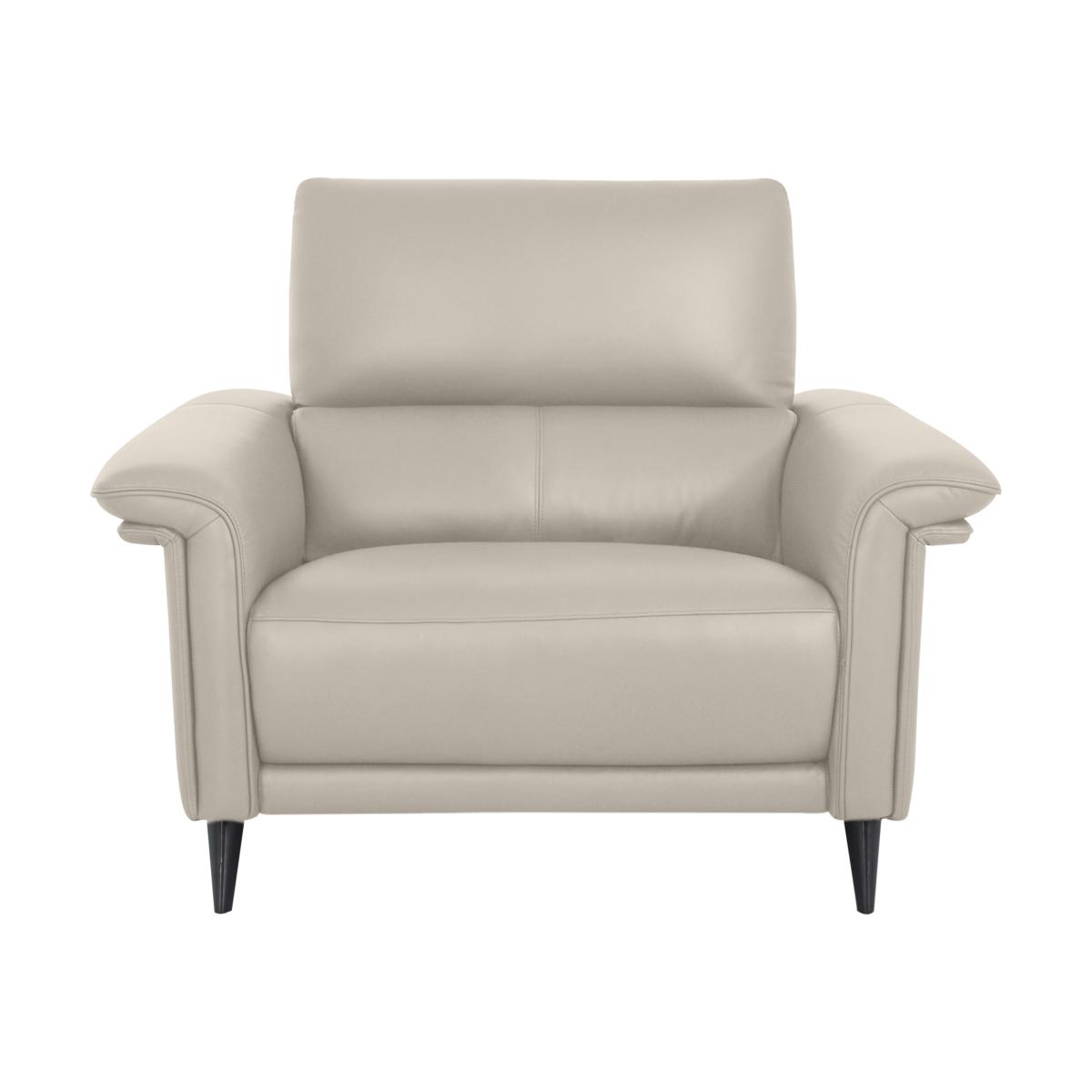 Domicil - Huxley Leather Chair - NP Oatmeal