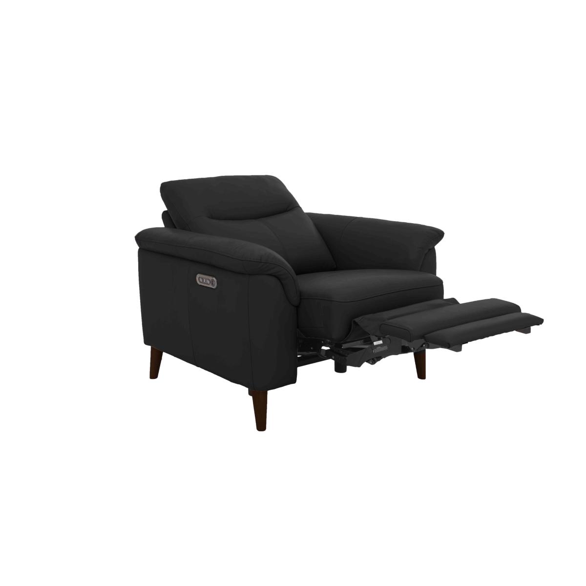 Morgan NC Leather Armchair - Storm – image 6
