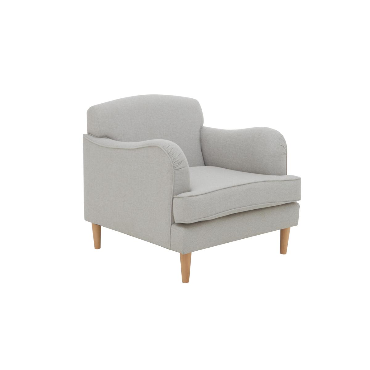 Otley Run Fabric Armchair - Grey – image 5