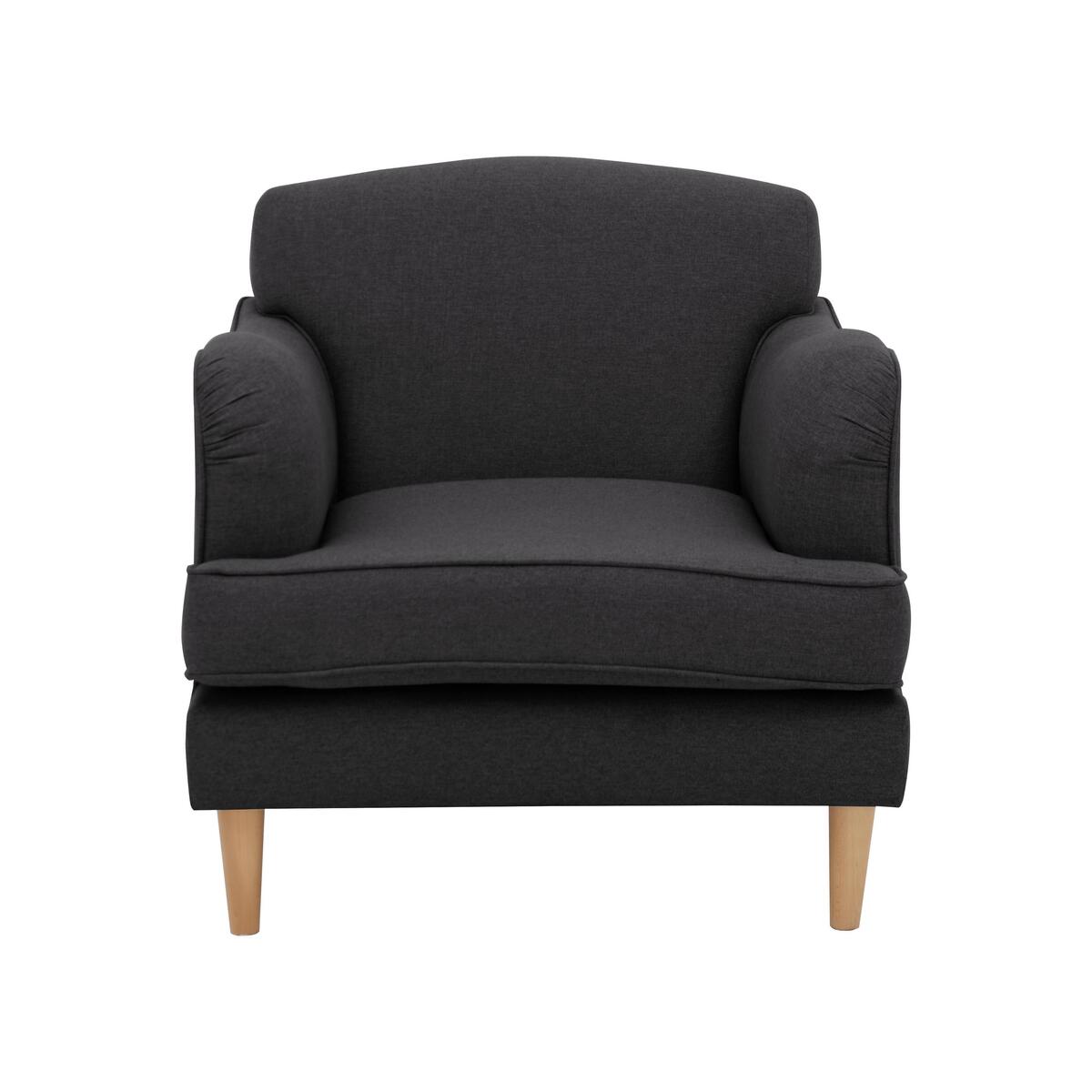 Otley Run Fabric Armchair - Grey – image 1
