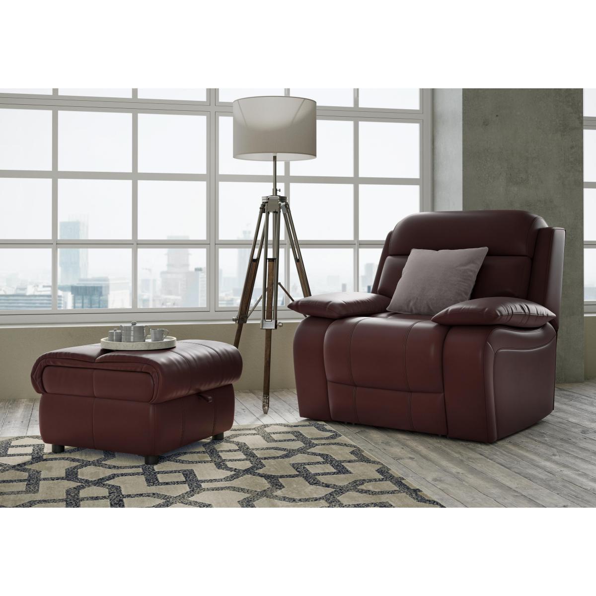 Moreno NC Leather Power Recliner Armchair - Sleet – image 2