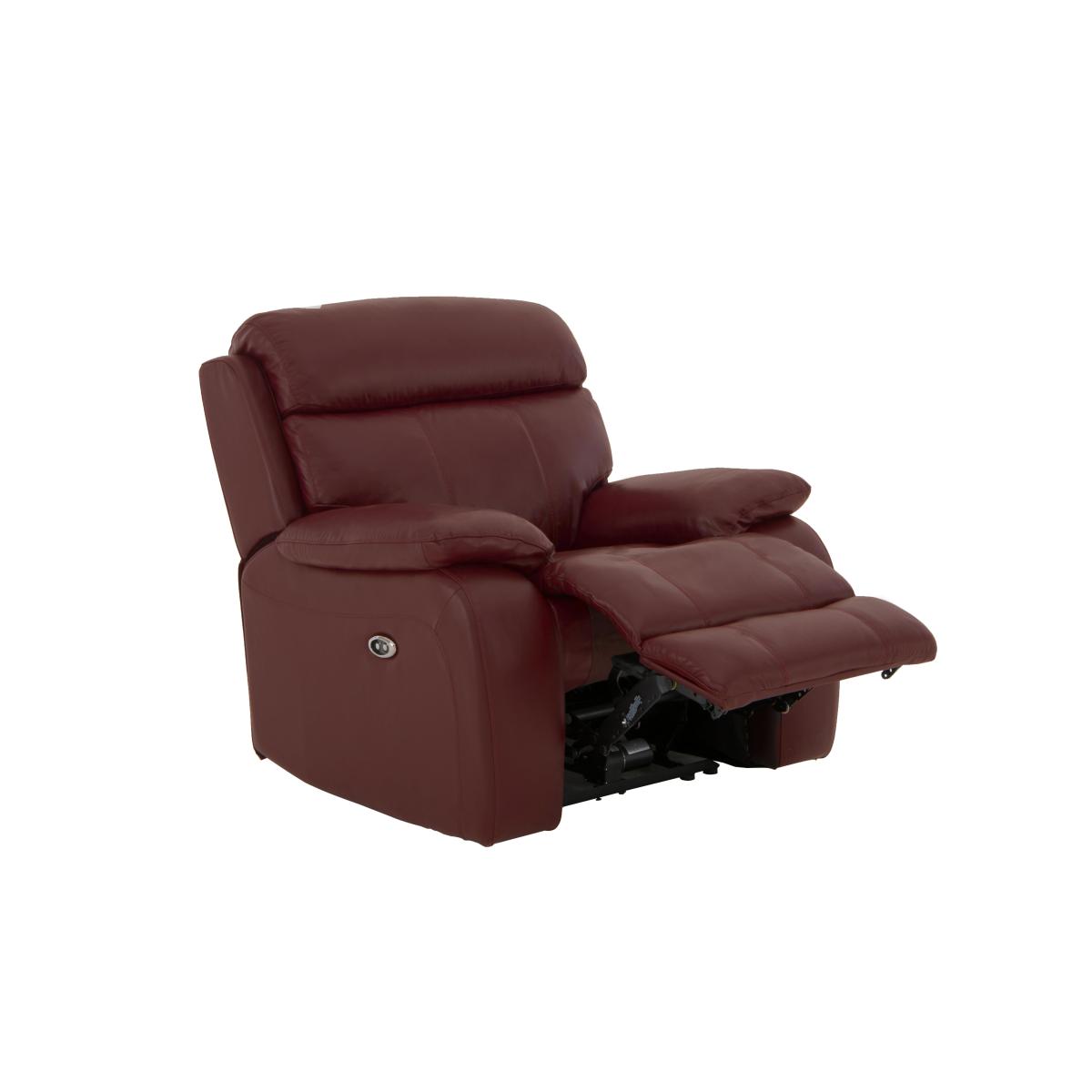 Moreno NC Leather Power Recliner Armchair - Sleet – image 5