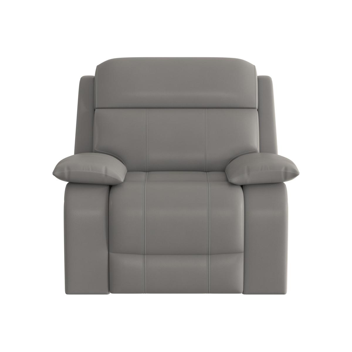 Moreno NC Leather Power Recliner Armchair - Sleet – image 1