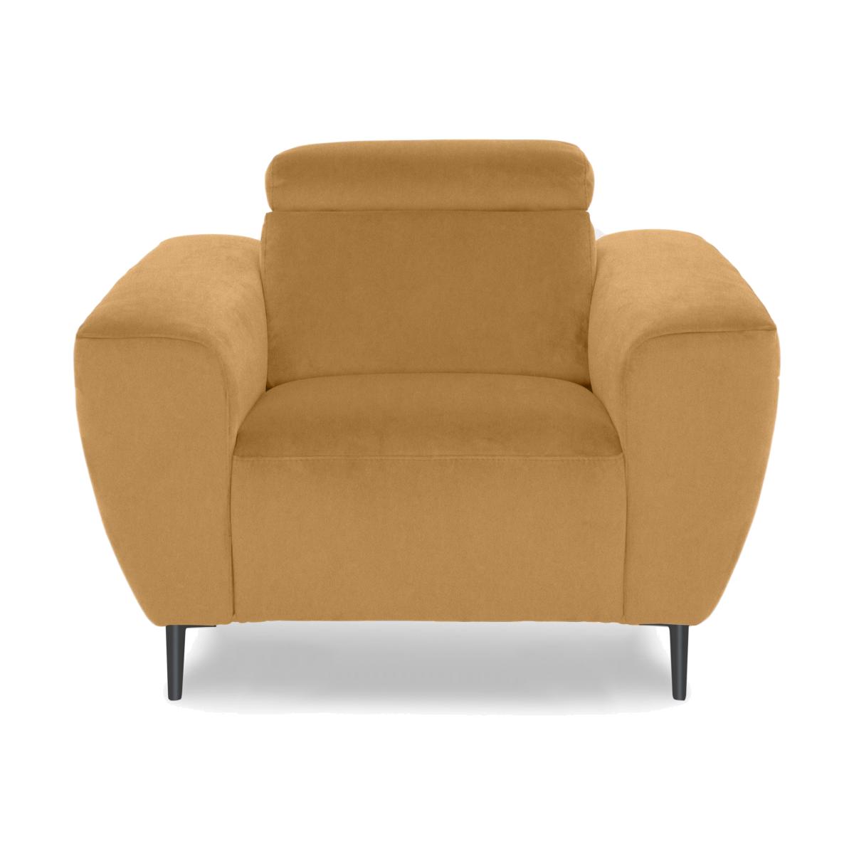 Nicoletti Italia - Milano Fabric Power Recliner Chair - Flambe Ocre