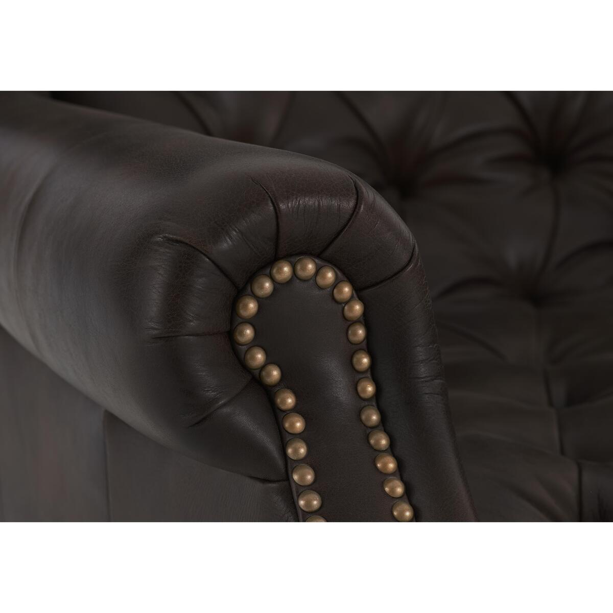 Alexander and James - New England Windham Leather Armchair – image 6