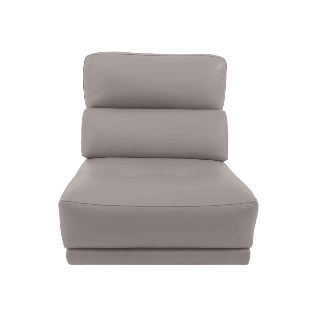 Adama NC Leather Armless Unit - Feather