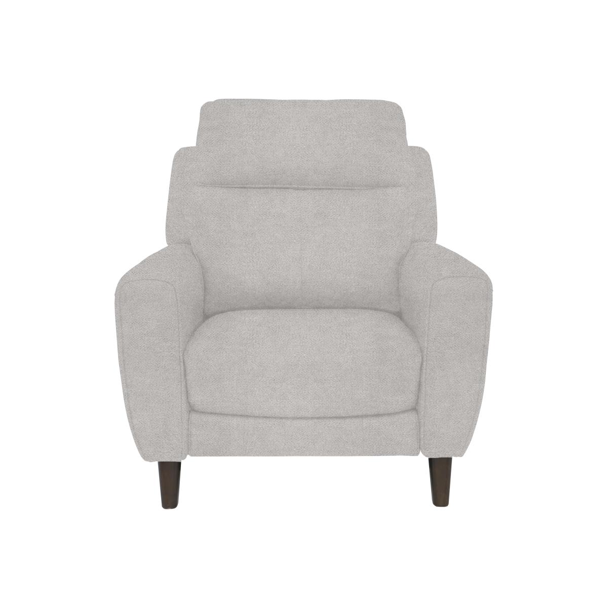 Comfort Story - Zen Fabric Power Recliner Chair with Headrest and Power Lumbar - R23 Silver Grey
