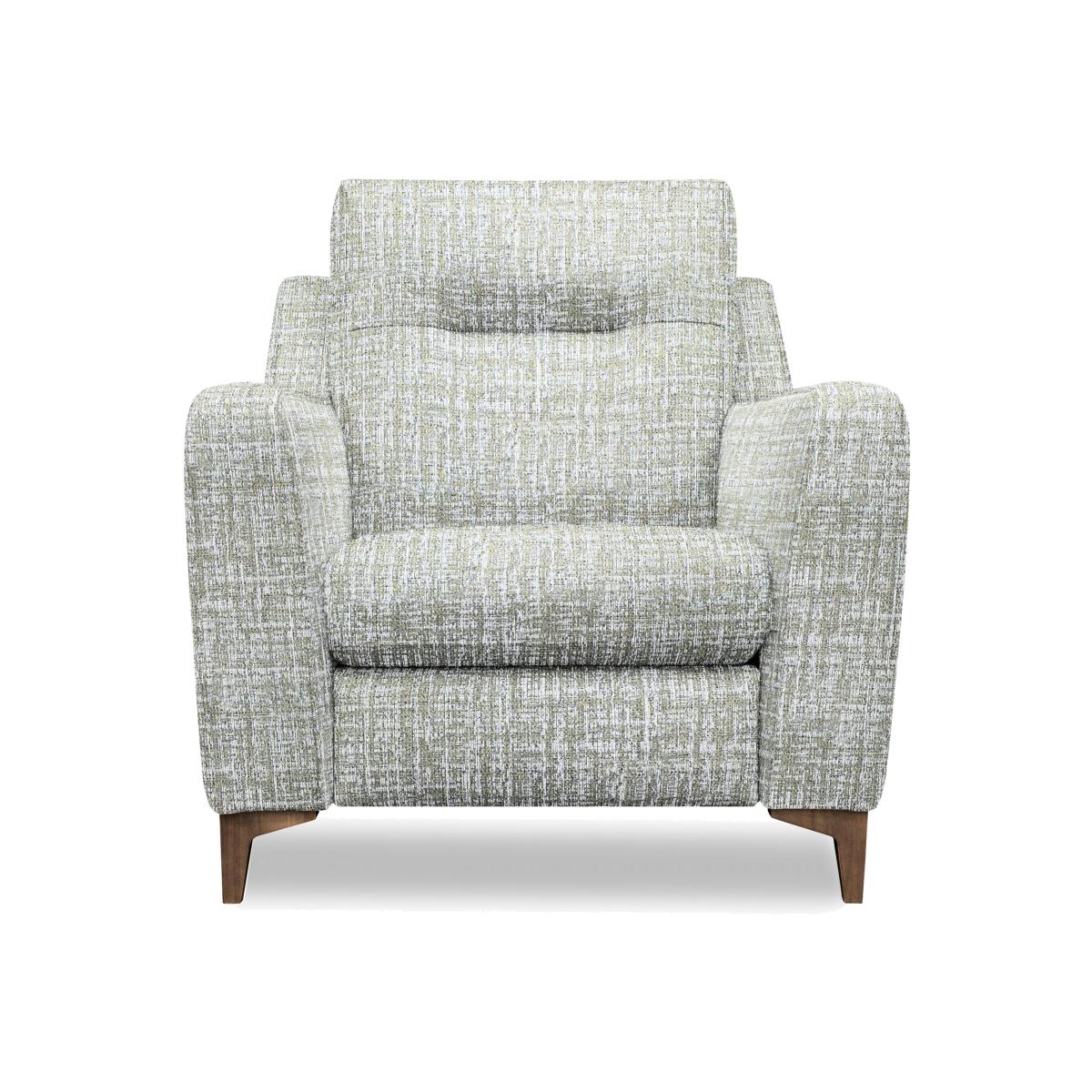 G Plan - Arlo Fabric Chair - Shore Oatmeal with Walnut Feet