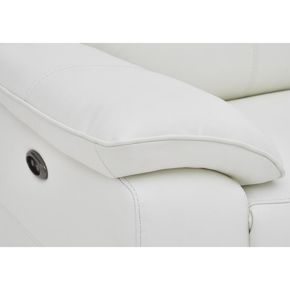 Starlight Express Leather Power Recliner Armchair - Only One Left! - Grey - By Furniture Village – image 3