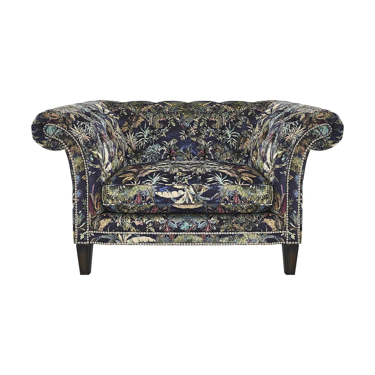 Aruba Fabric Snuggler Armchair - Pattern - By Furniture Village – image 1