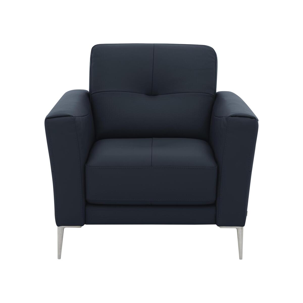 Nicoletti - Stiletto Leather Armchair - Blue – image 1