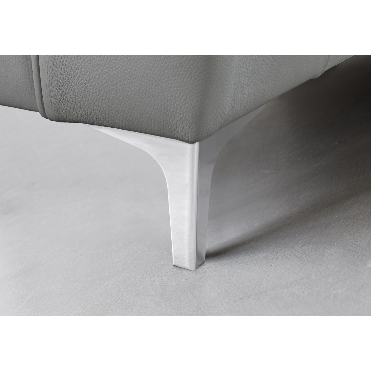 Legend Leather Armchair with Light Feet - Verona Pearl – image 3
