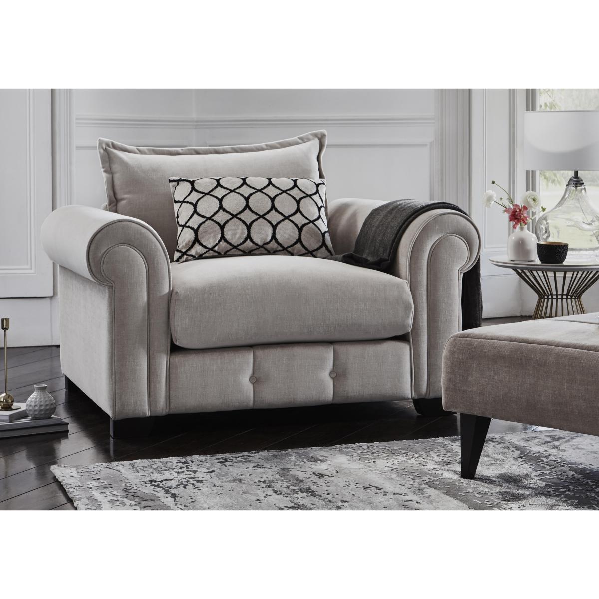 Alexander and James - Sumptuous Fabric Armchair – image 2