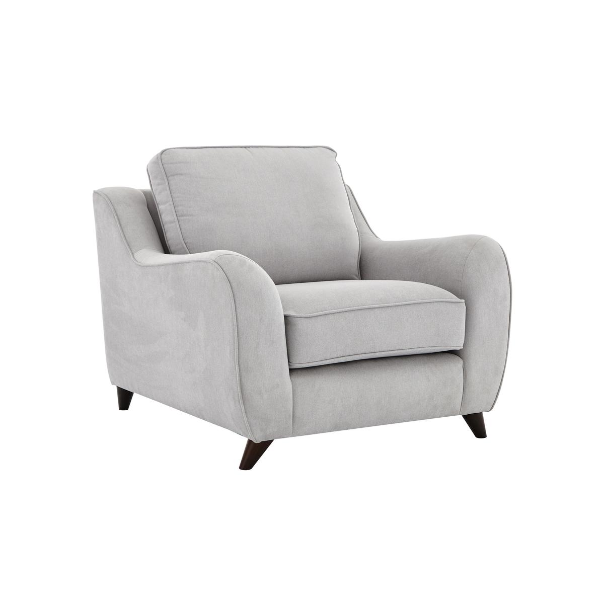Carrara Fabric Armchair - Grey - By Furniture Village – image 4
