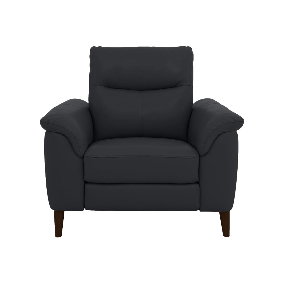 Morgan NC Leather Armchair - Lavender Grey – image 1