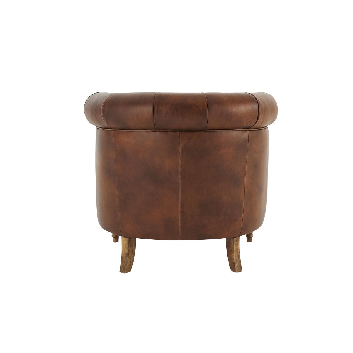 Alexander and James - New England Dukes Leather Armchair - Brown – image 2