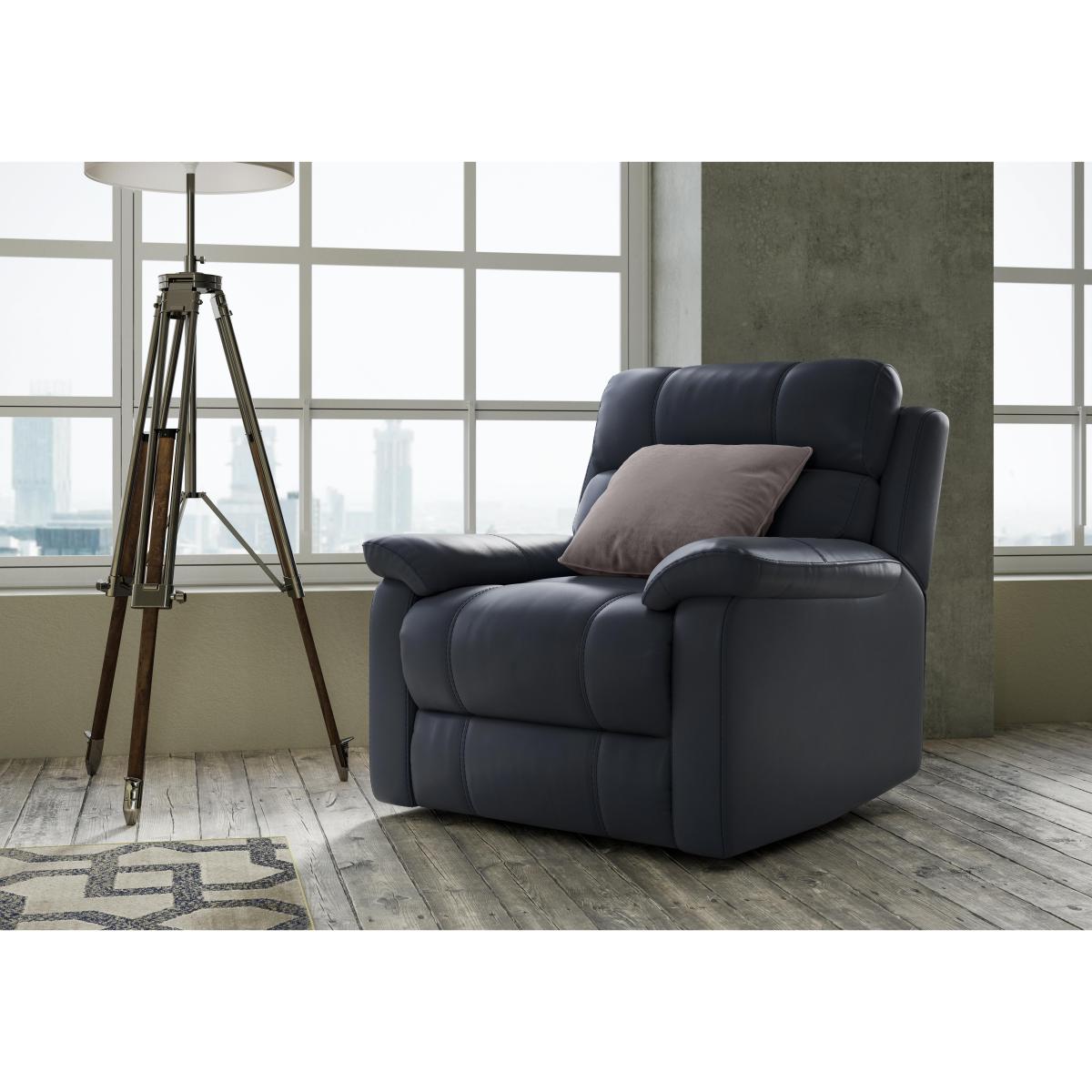Relax Station Komodo NC Leather Power Armchair - Pearl Blue – image 2