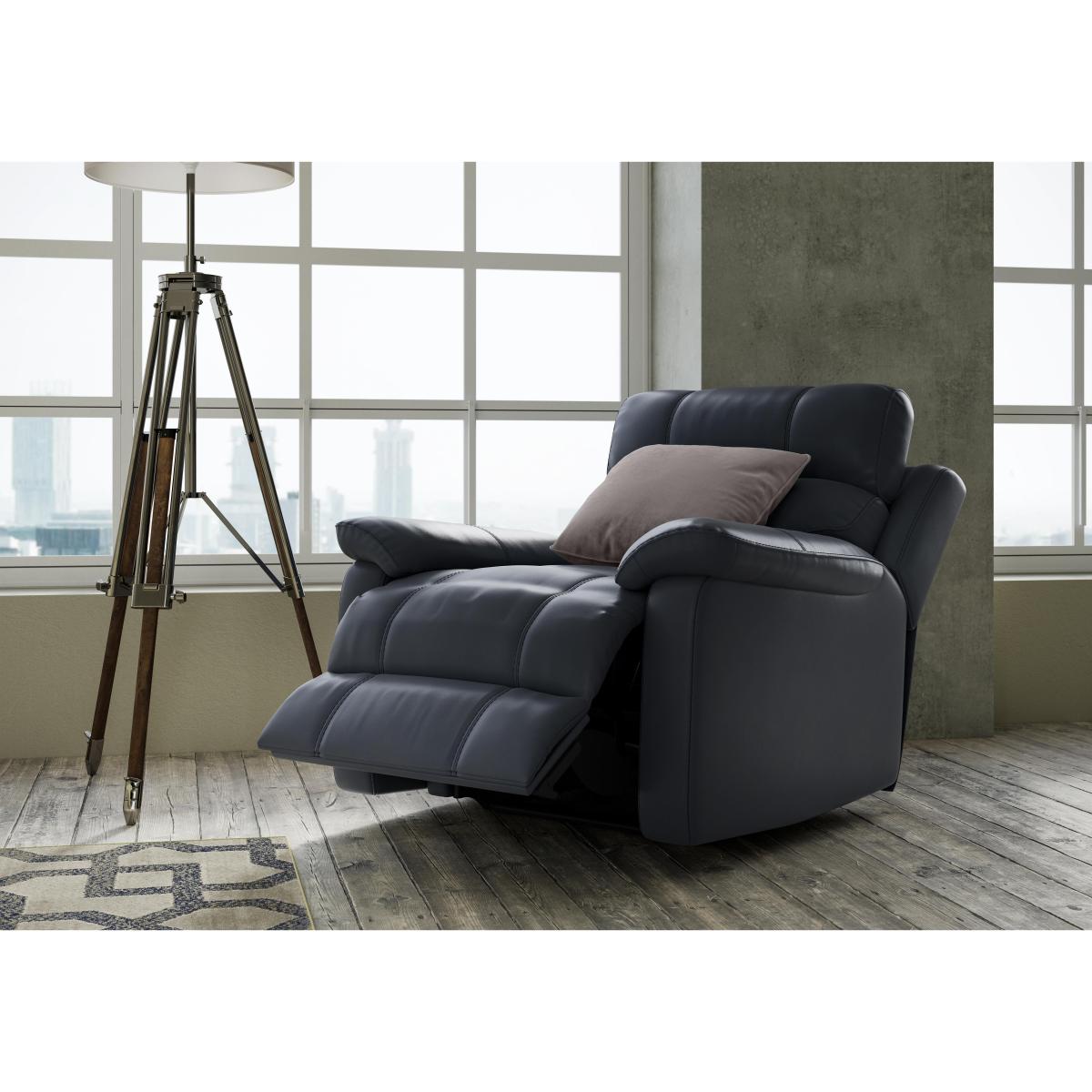 Relax Station Komodo NC Leather Power Armchair - Pearl Blue – image 3