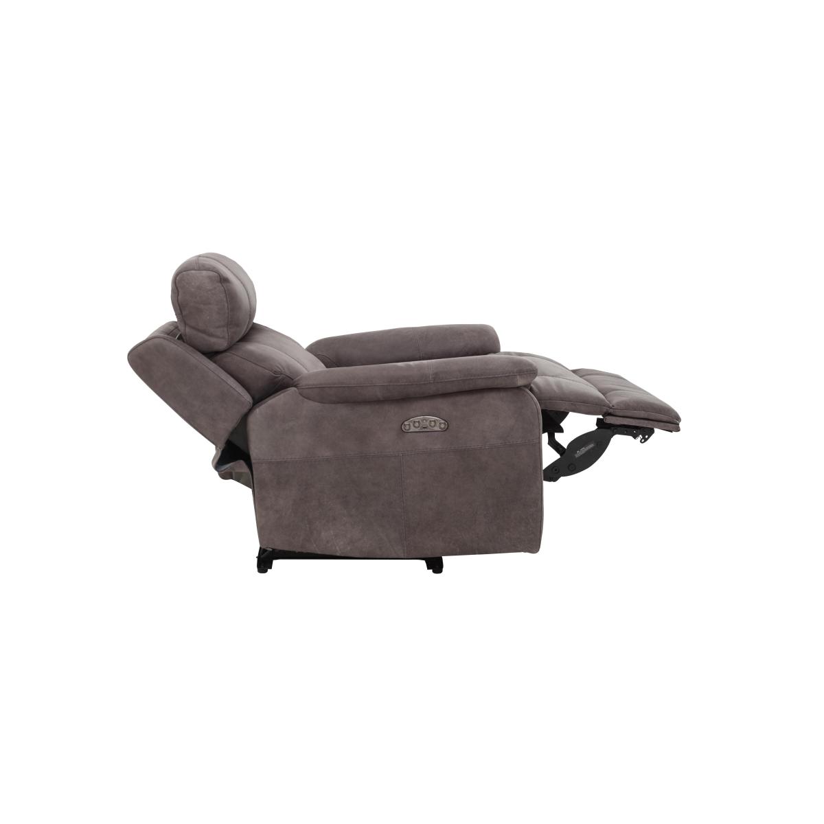 Relax Station Komodo NC Leather Power Armchair - Pearl Blue – image 7