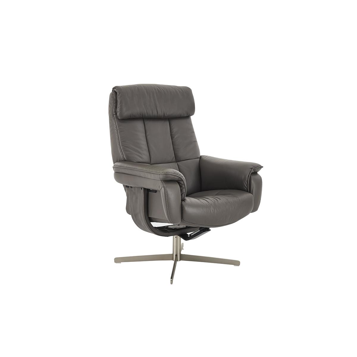 World of Leather - Shades Leather Swivel Recliner Armchair - Beige – image 2