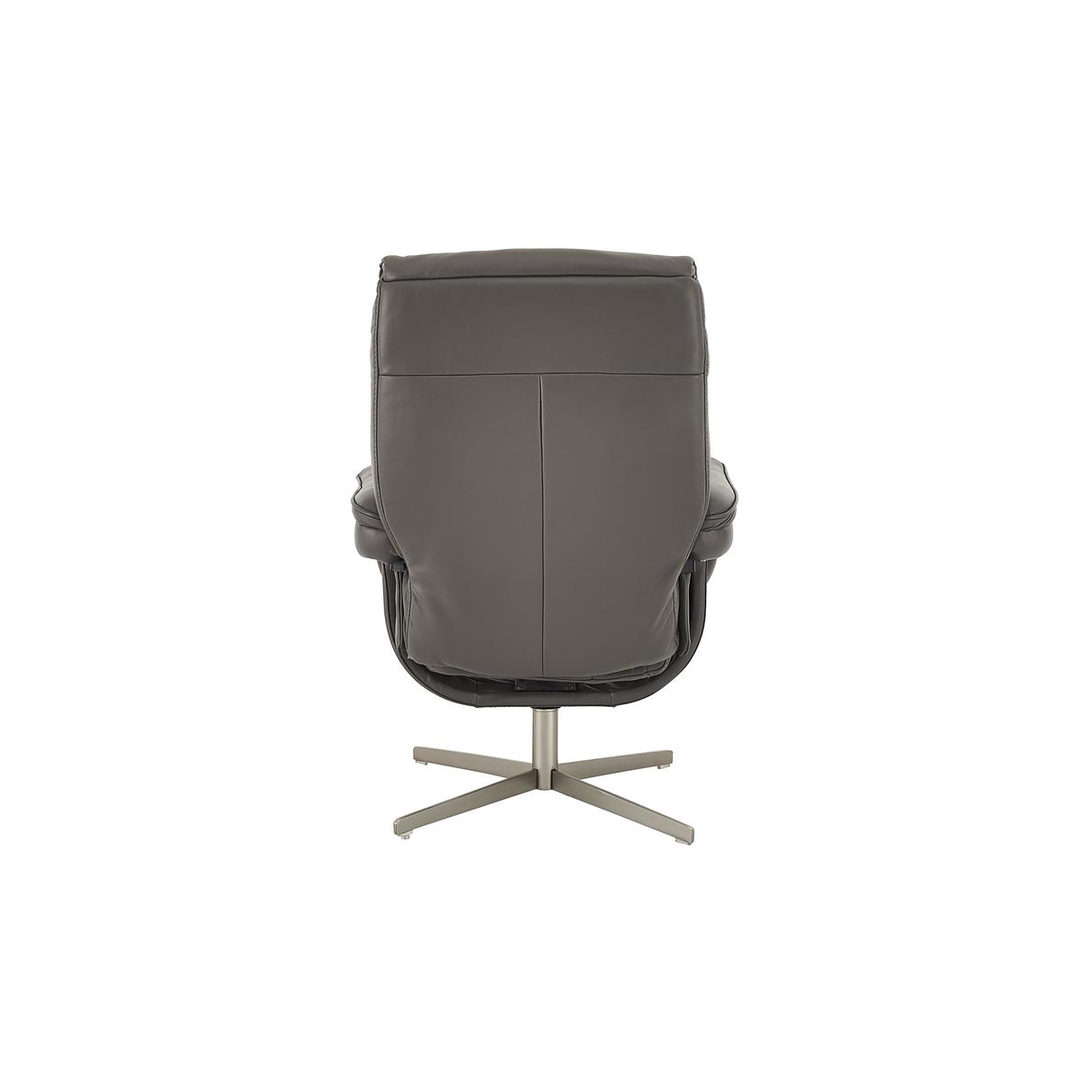 World of Leather - Shades Leather Swivel Recliner Armchair - Beige – image 5