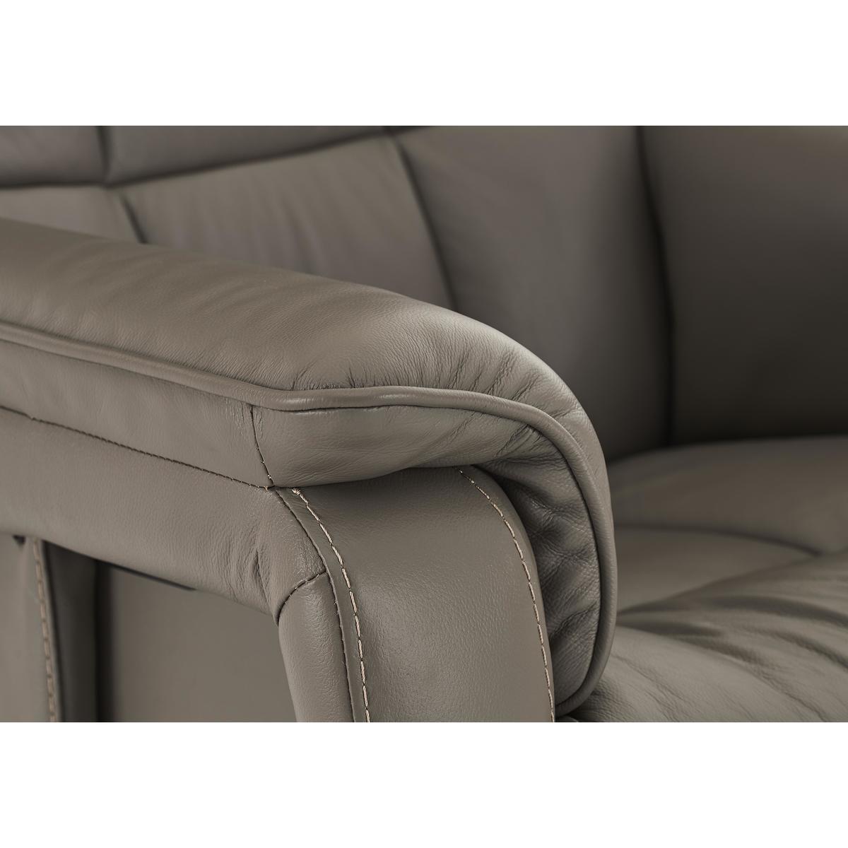 World of Leather - Shades Leather Swivel Recliner Armchair - Beige – image 6
