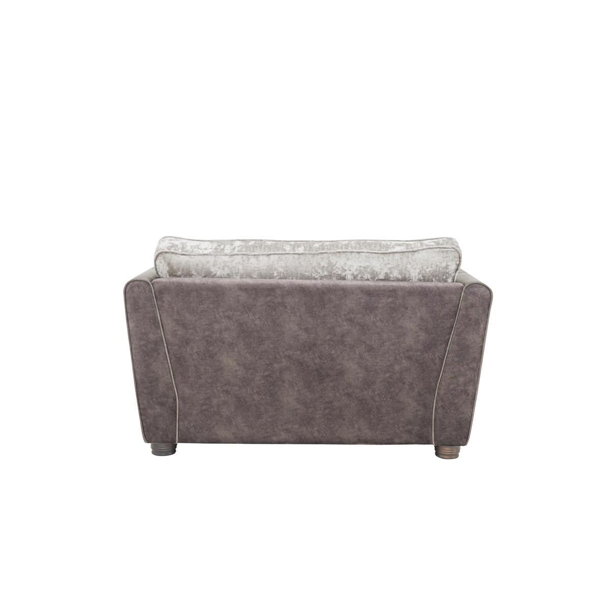 Inspiration Classic Back Snuggler Armchair with Studs - Grey - By Furniture Village – image 4