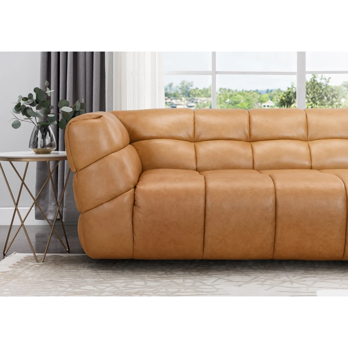 Mellow 2 Seater Leather Sofa - Sofas and Armchairs – image 2