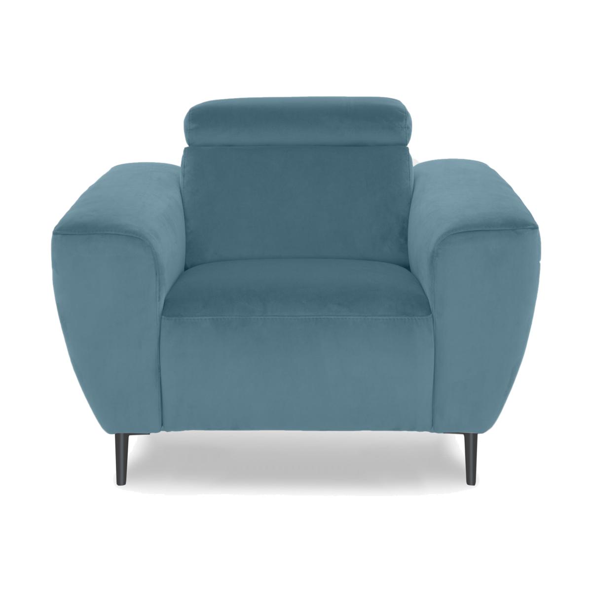 Nicoletti Italia - Milano Fabric Power Recliner Chair - Selma Turchese
