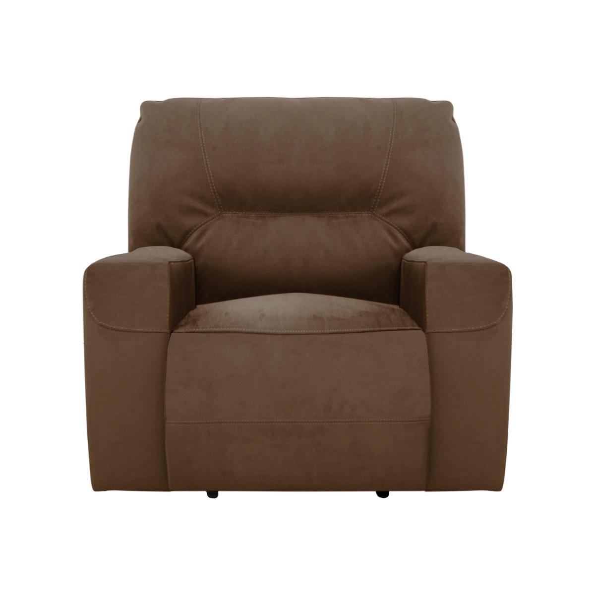 Eden Fabric Recliner Armchair - Beige