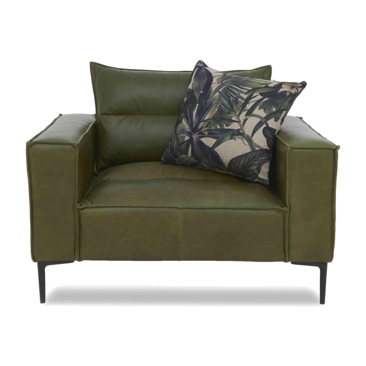 Alexander and James - Boutique Jade Leather Chair - Kodak Palm