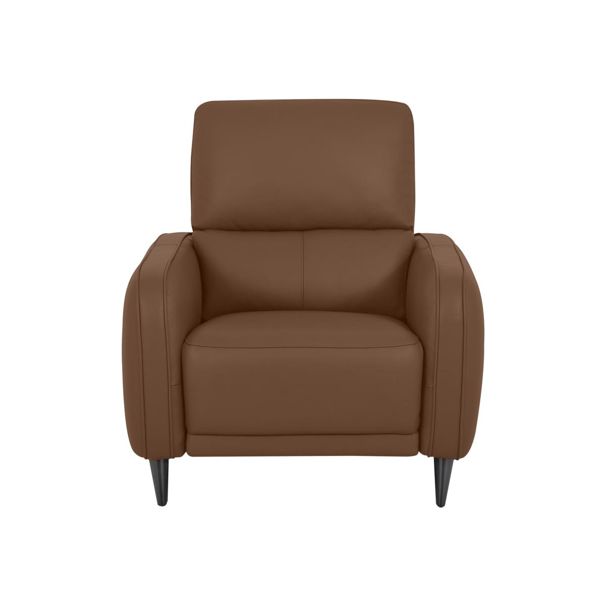 Domicil - Logan NC Leather Chair - NP Caramel