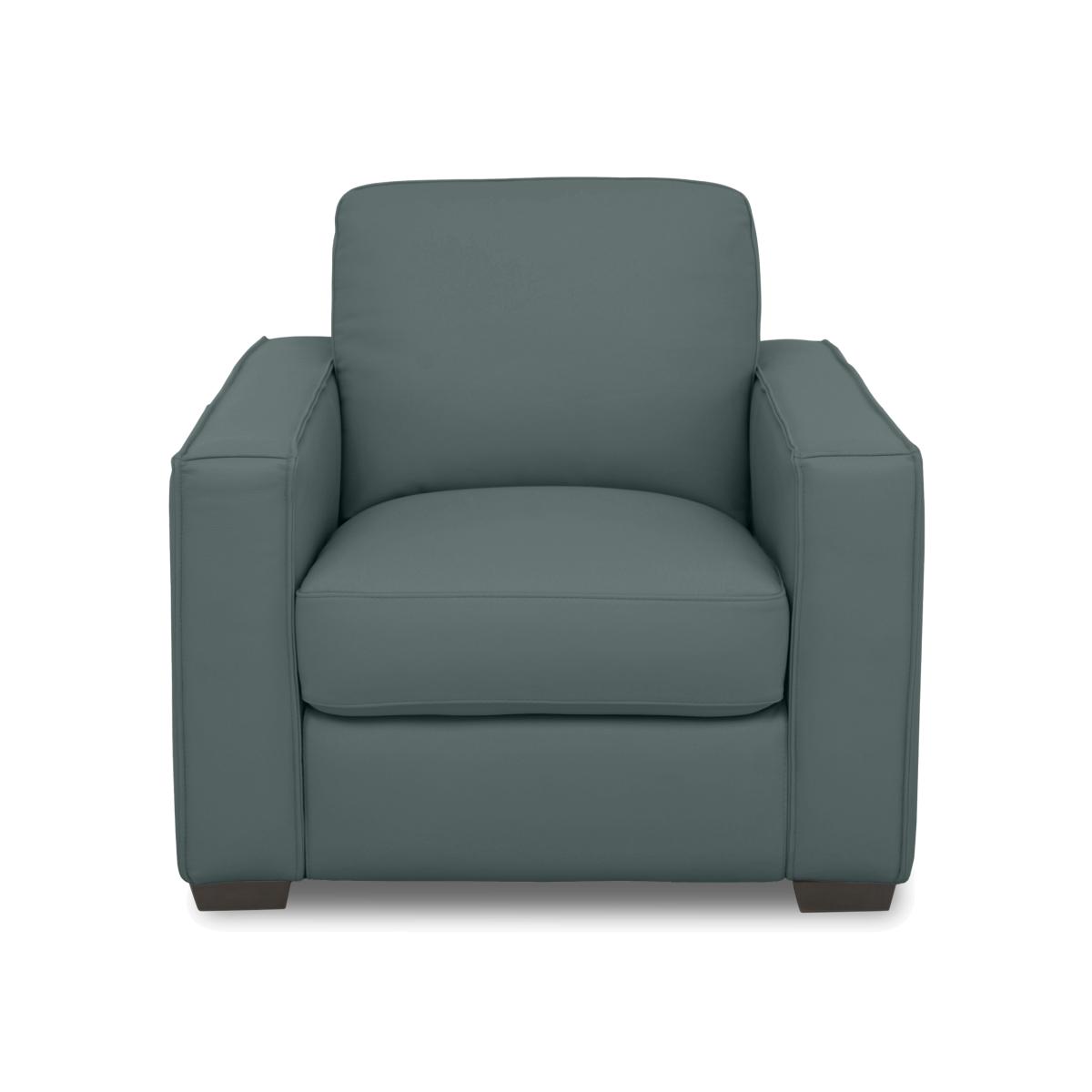 Parma Leather Armchair - NC Lake Green – image 1