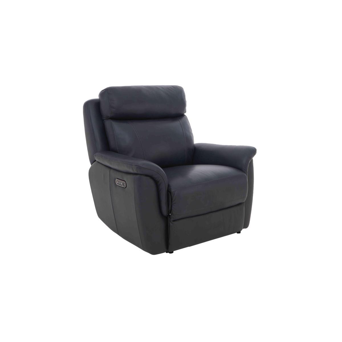 Orlando Leather Chair - Grey – image 5