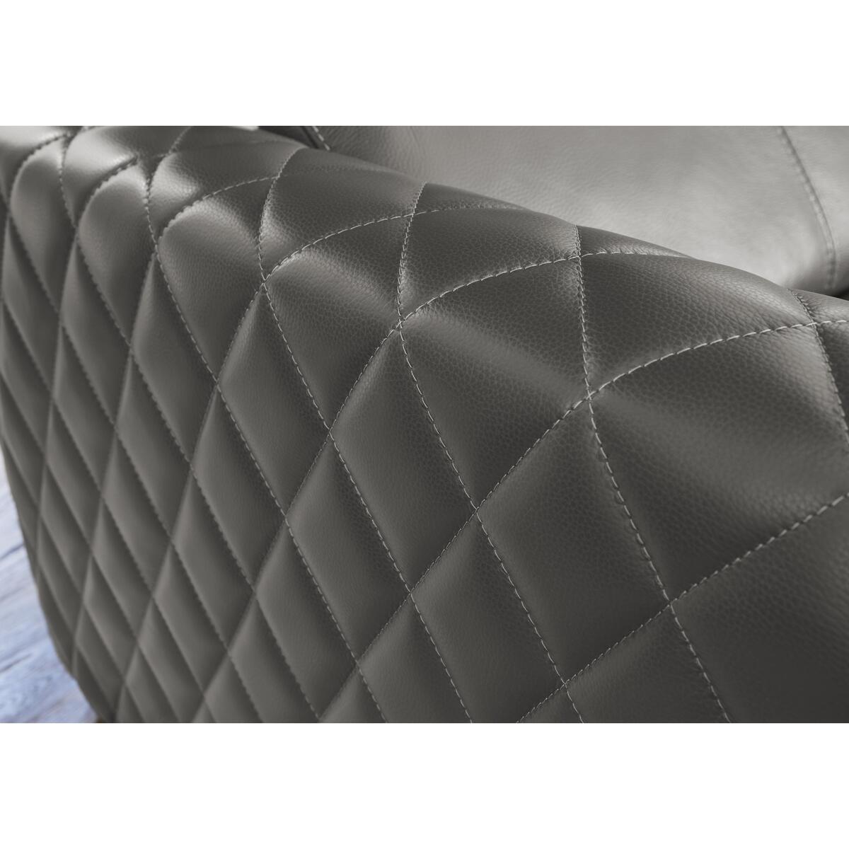 Vesper Leather Power Armchair with Power Headrest - Blue- World of Leather – image 2