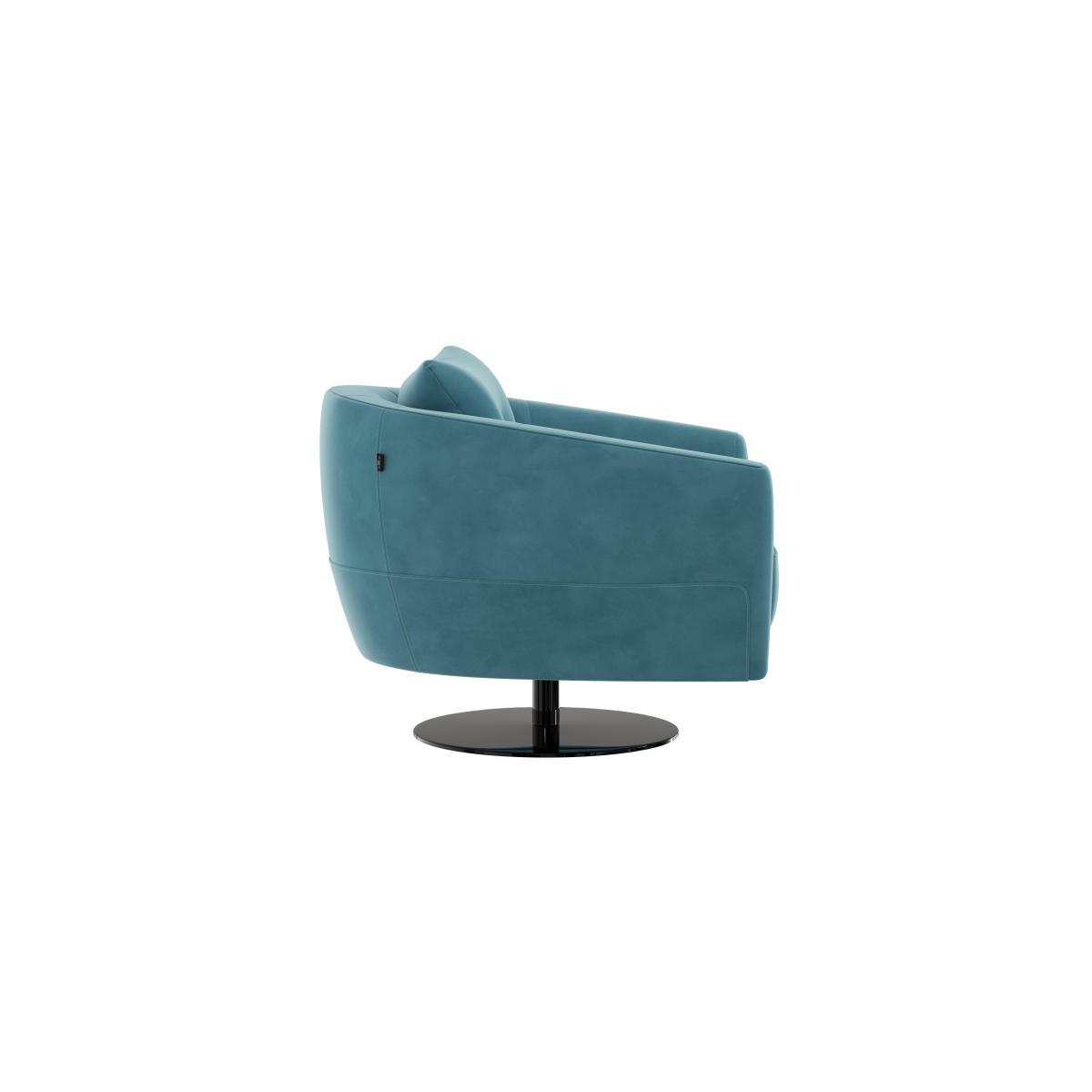 Nicoletti - Mimmo Fabric Swivel Chair - Grey – image 4