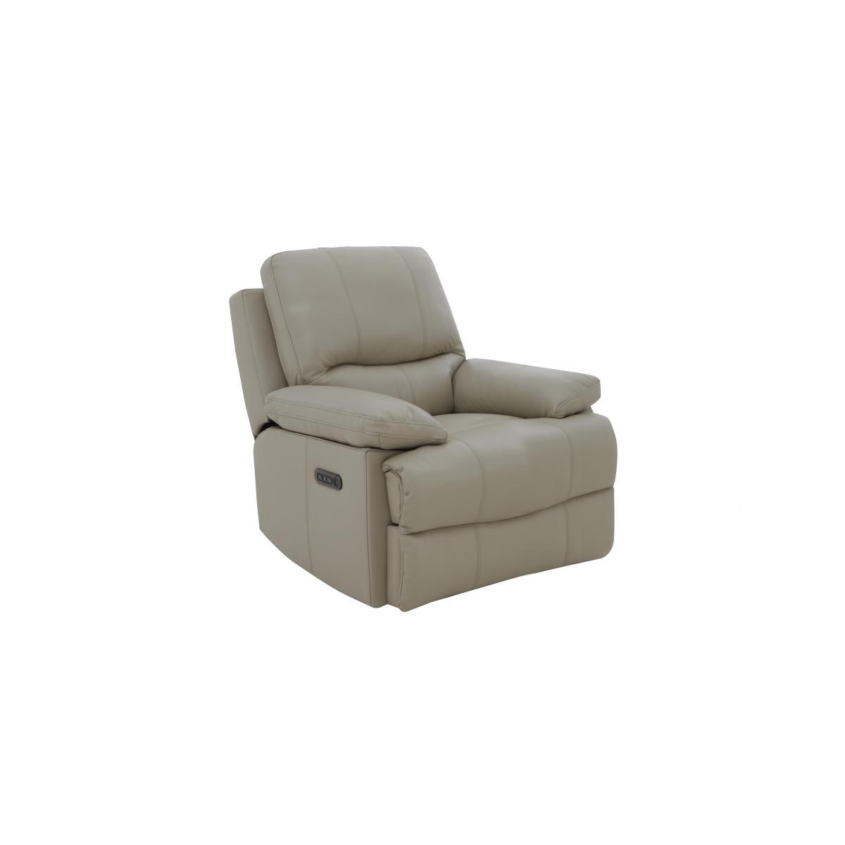 Dallas Pure Leather Power Recliner Armchair With USB Port – image 4