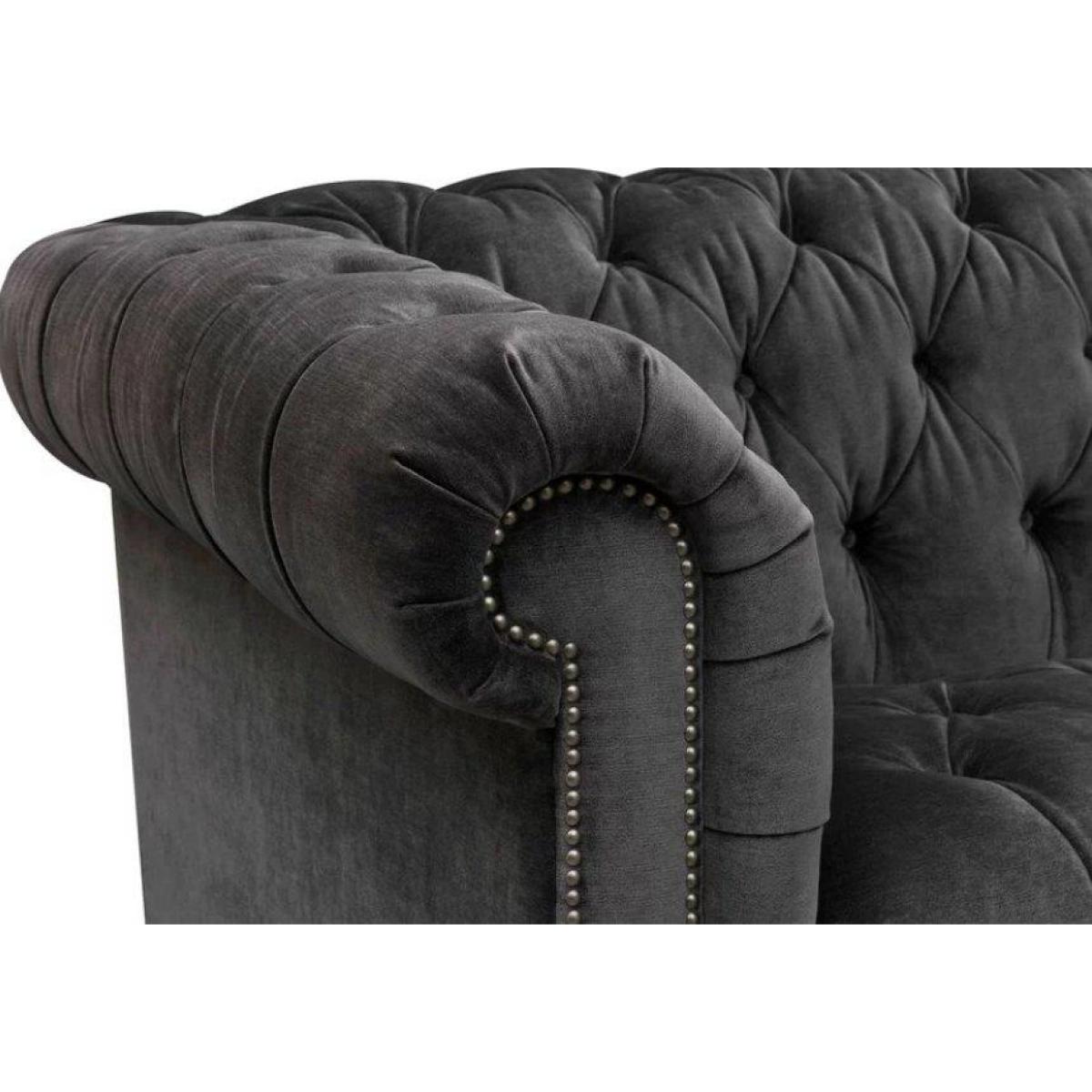 Walter Fabric Chesterfield Chair – image 2