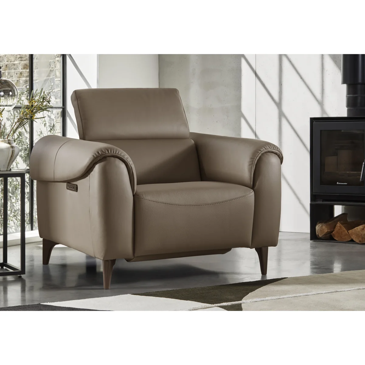 Nicoletti - Nicole Leather Armchair - Torello Blu – image 3