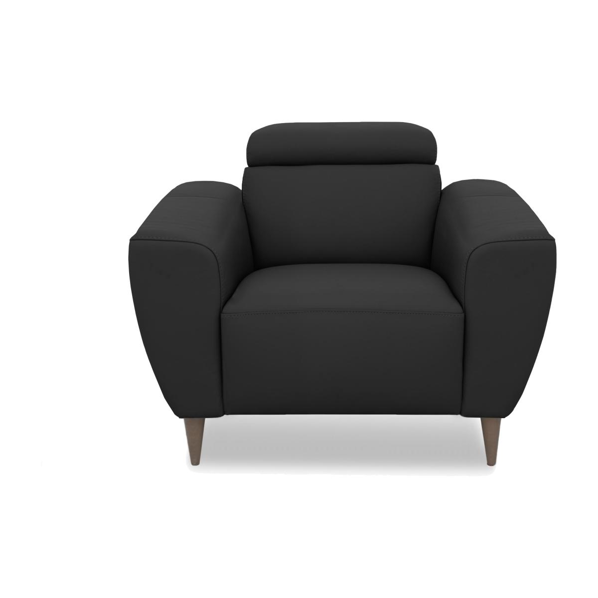 Nicoletti Italia - Milano Leather Chair - Torello Nero
