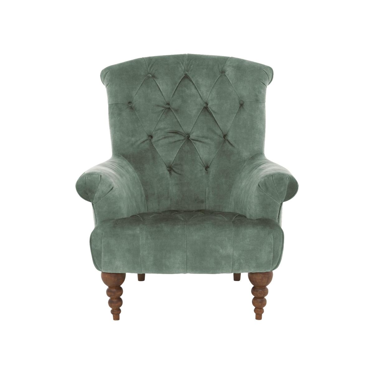 Alexander and James - Camden Collection Camden Fabric Armchair - Green – image 1