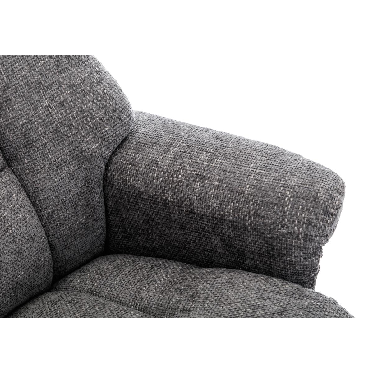 Bruges Fabric Swivel Chair and Footstool - Lisbon Teal – image 6