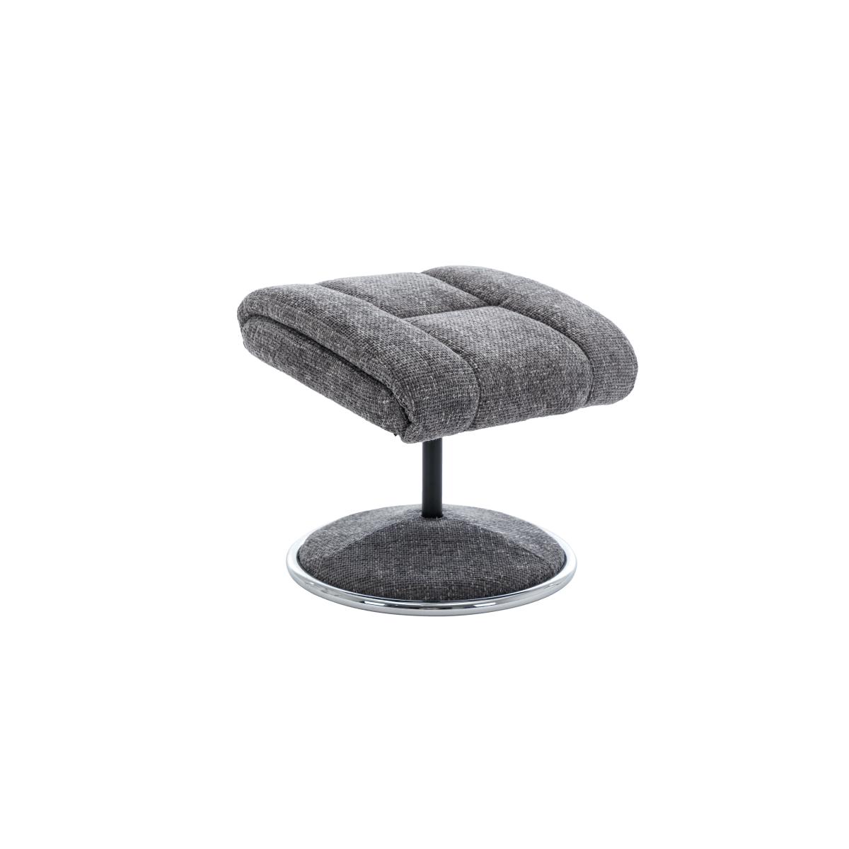 Bruges Fabric Swivel Chair and Footstool - Lisbon Teal – image 9