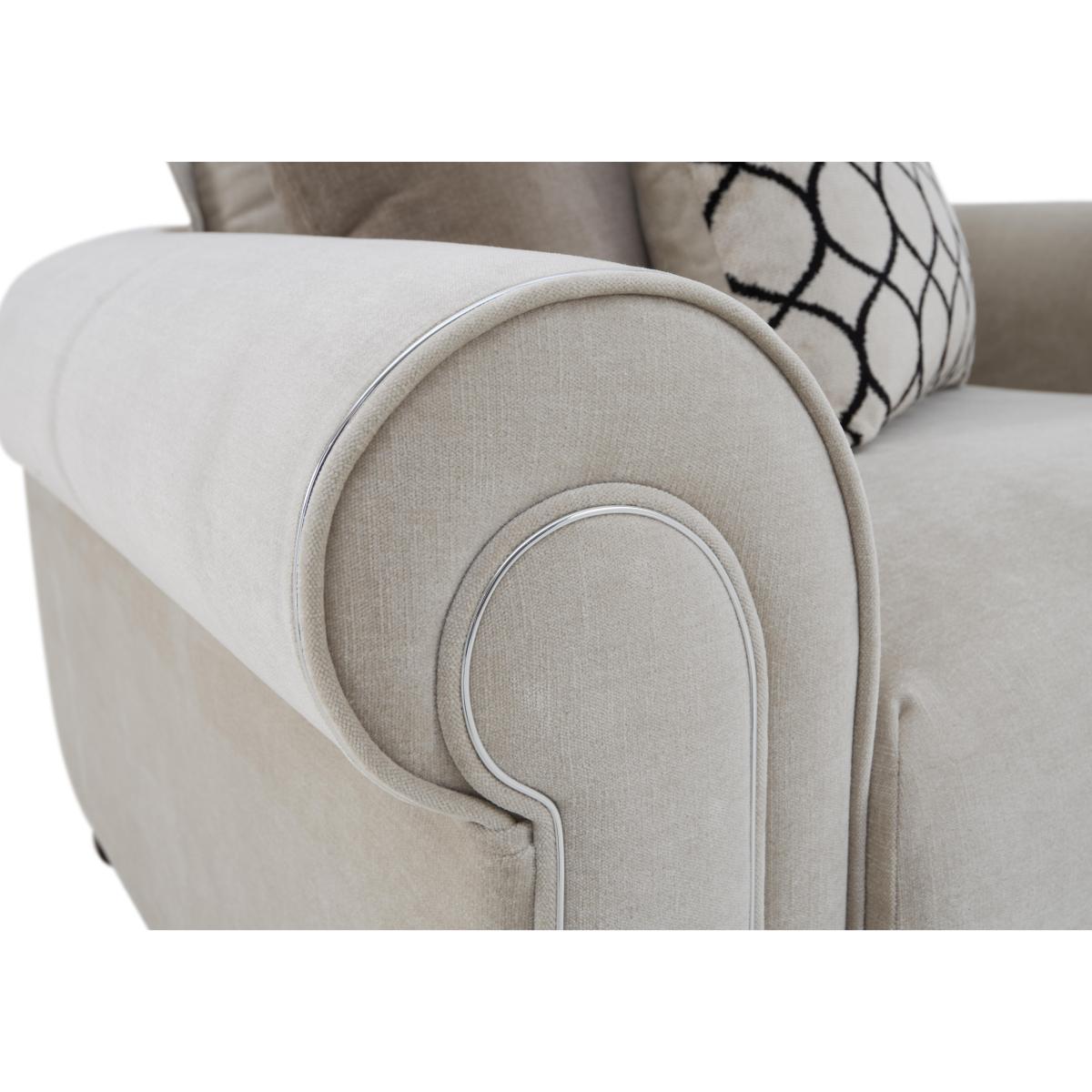 Alexander and James - Sumptuous Fabric Snuggler Chair – image 2